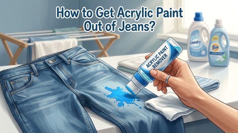How to Get Acrylic Paint Out of Jeans? Simple Solutions