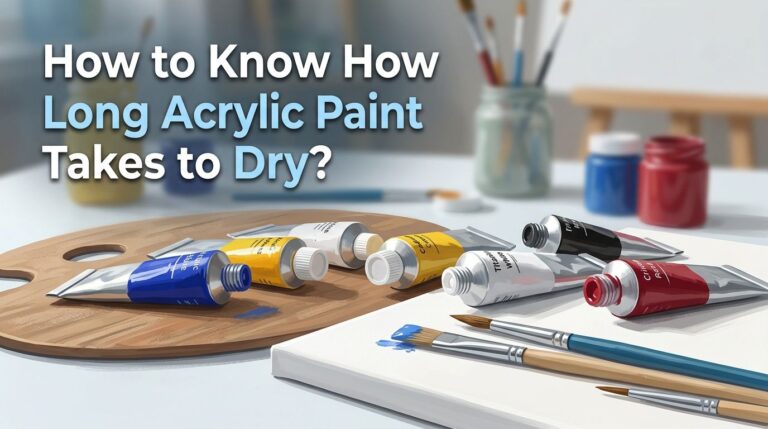 How to Know How Long Acrylic Paint Takes to Dry?