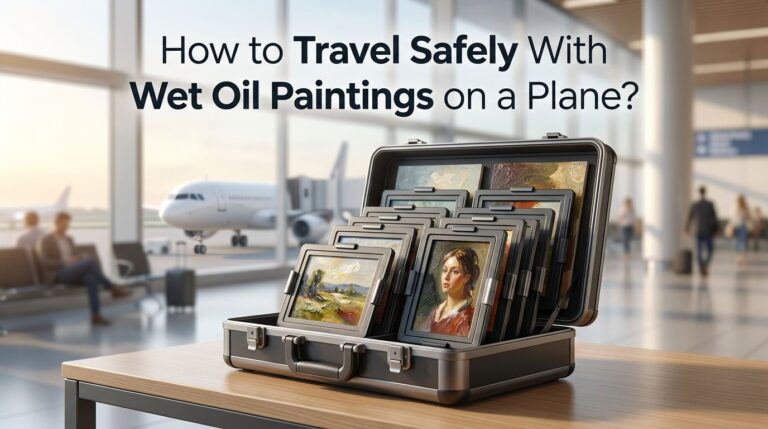 How to Travel Safely With Wet Oil Paintings on a Plane?
