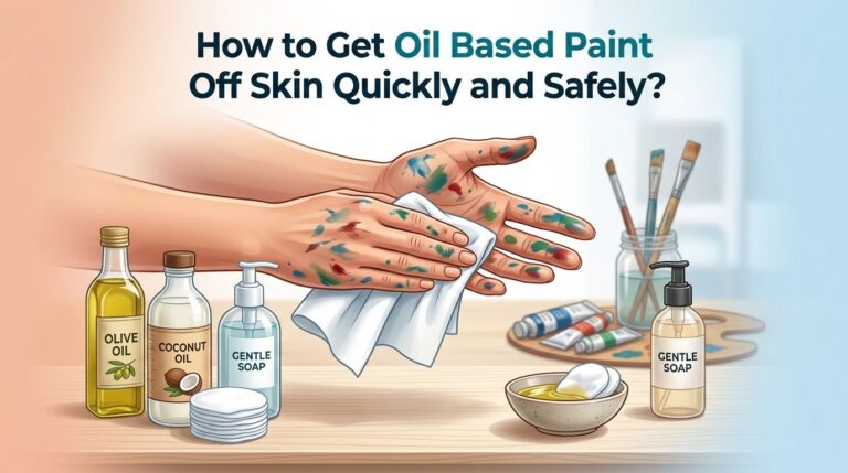 How to Get Oil Based Paint Off Skin Quickly and Safely?