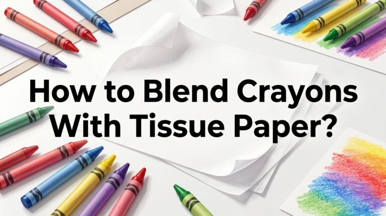 How to Blend Crayons With Tissue Paper? Complete Guide