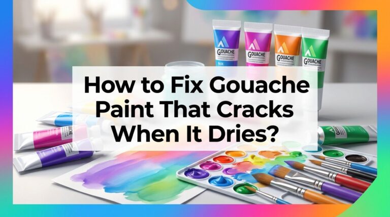 How to Fix Gouache Paint That Cracks When It Dries?