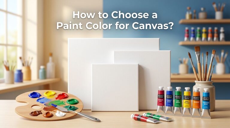 How to Choose a Paint Color for Canvas? Step by Step Guide