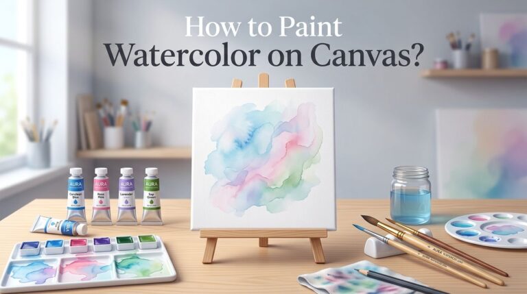 How to Paint Watercolor on Canvas? A Complete Guide