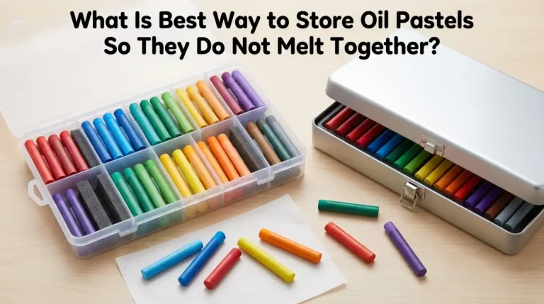 What Is Best Way to Store Oil Pastels So They Do Not Melt Together?