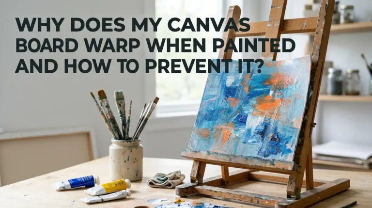 Why Does My Canvas Board Warp When Painted and How to Prevent It?