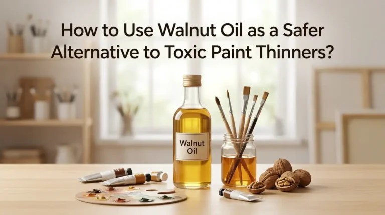 How to Use Walnut Oil as a Safer Alternative to Toxic Paint Thinners?
