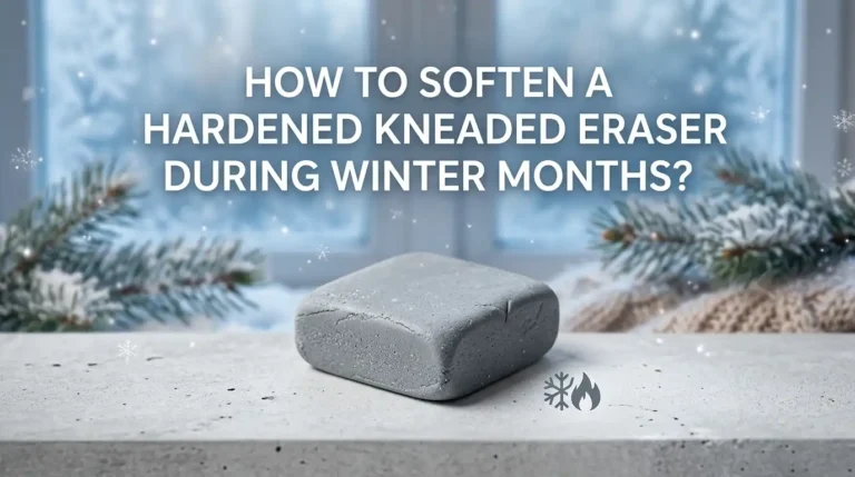 How to Soften a Hardened Kneaded Eraser During Winter Months?