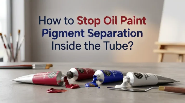 How to Stop Oil Paint Pigment Separation Inside the Tube?