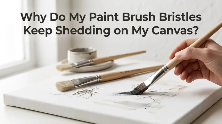 Why Do My Paint Brush Bristles Keep Shedding on My Canvas?