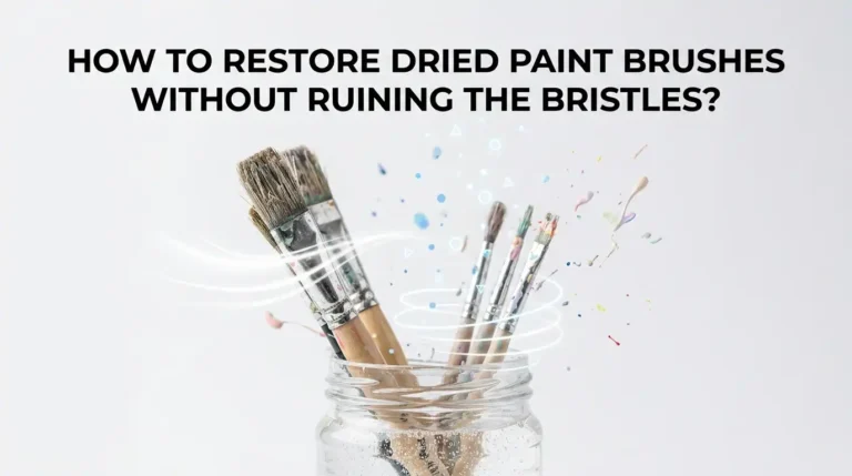 How To Restore Dried Paint Brushes Without Ruining The Bristles?