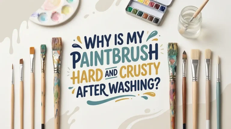 Why Is My Paintbrush Hard and Crusty After Washing?