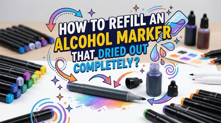 How To Refill An Alcohol Marker That Dried Out Completely?