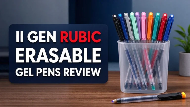 ii GEN RUBIC Erasable Gel Pens Review 2026: Ink Flow, Erasing Performance and Colors