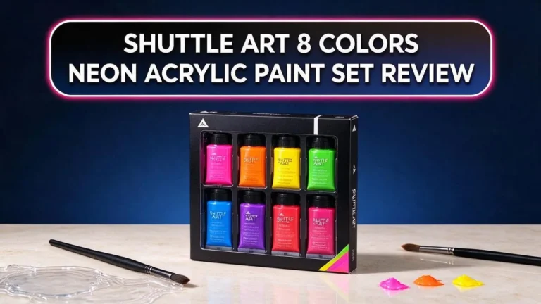 Shuttle Art 8 Colors Neon Acrylic Paint Set Review: Worth It?